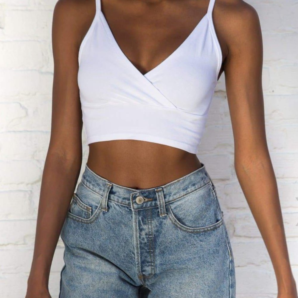Brandy Melville White Amara Tank